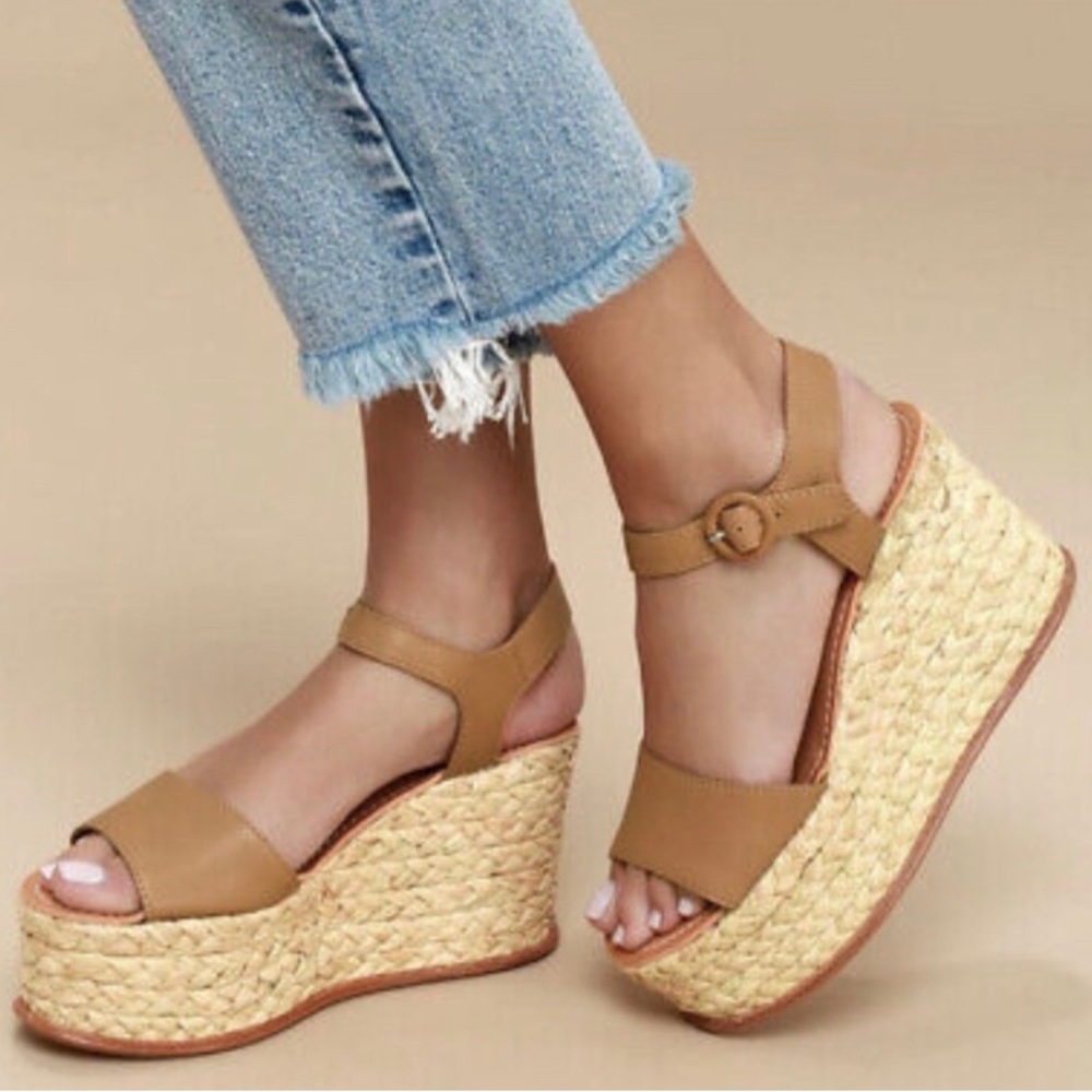 DOLCE VITA Wedge Platform Sandals Size 8.5